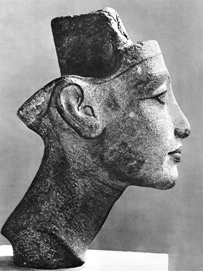 Бюст Нефертити – царицы и жены фараона Эхнатона, 14 век до н.э.