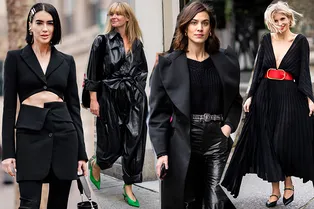 Как носить черный, чтобы выглядеть стильно: 30 примеров