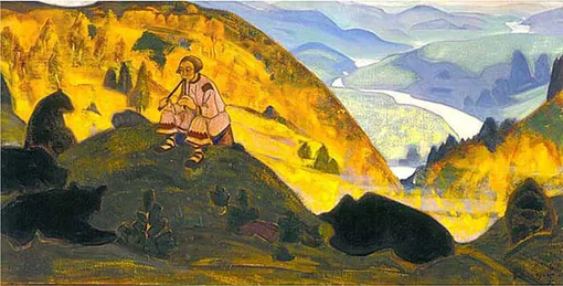 Рерих Николай. «Наши предки», 1913 год Рерих Николай. «Наши предки», 1913 год