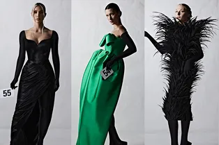 Вау-эффект достигнут: Николь Кидман, Ким Кардашьян и Рената Литвинова на подиуме, сумки-динамики и маски роботов на показе Balenciaga