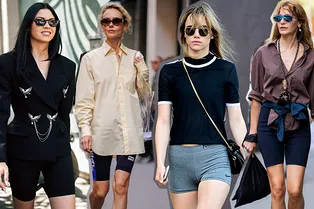 Как носить велосипедки в городе, если вы не Ким Кардашьян