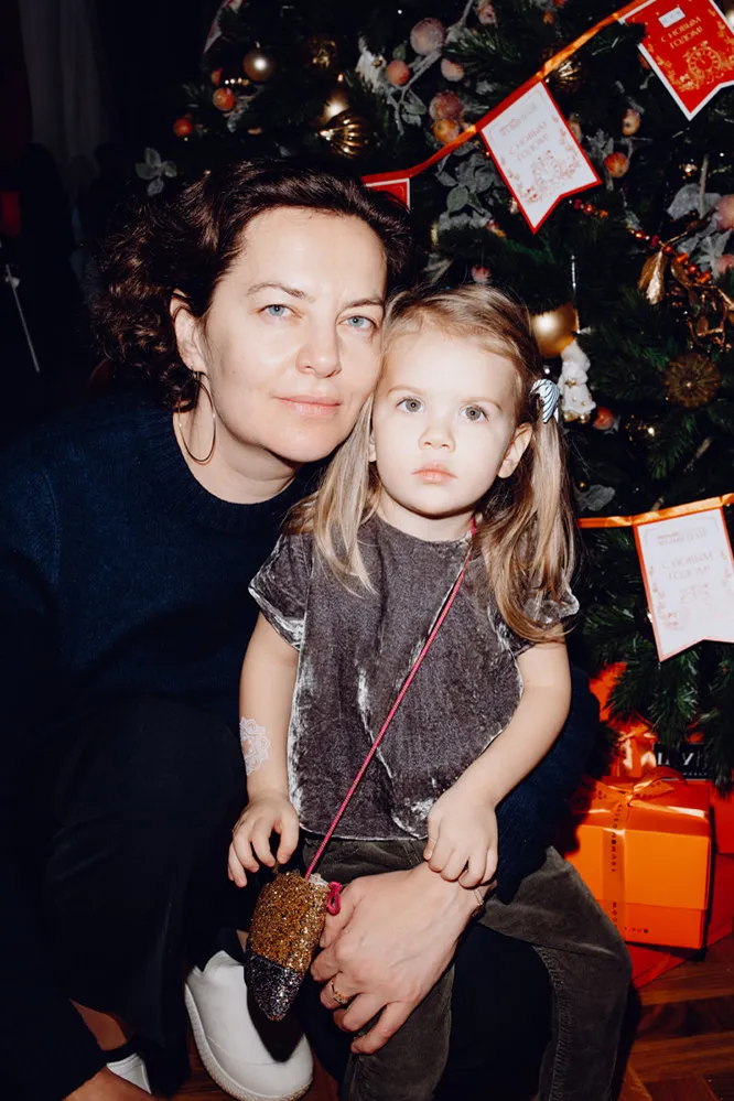Анна Дюльгерова с дочерью