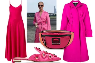 12 вещей цвета фуксии, чтобы одеться в розовый с головы до пят, как Селин Дион