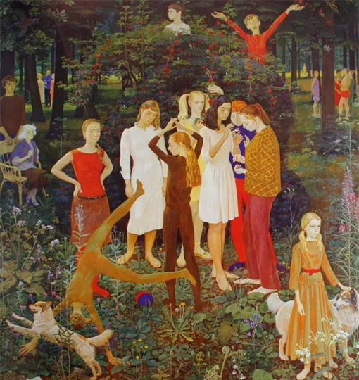 Дмитрий Жилинский. Воскресный день.1973 Дмитрий Жилинский. Воскресный день.1973