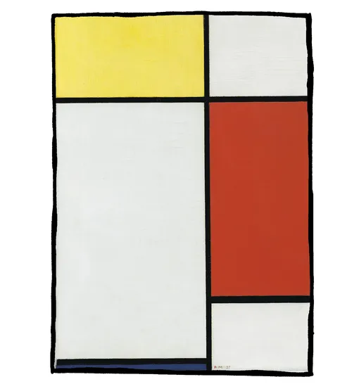 Пит Мондриан – Композиция №2 с желтым, красным и голубым, 1927 год