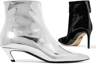 Ботильоны с острым носом и низким каблуком: 9 самых удобных и стильных пар для осени