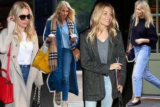 Как одеться модно, не пожертвовав комфортом: 22 примера от Сиенны Миллер