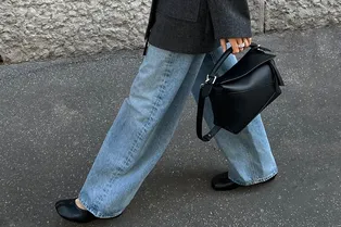 Какие джинсы можно носить с балетками Какие джинсы можно носить с балетками