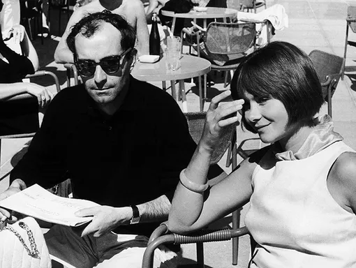 Жан-Люк Годар и Маша Мериль, 1964 год