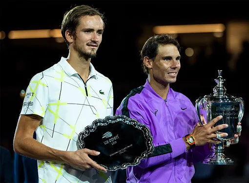 Даниил Медведев и Рафаэль Надаль Даниил Медведев и Рафаэль Надаль