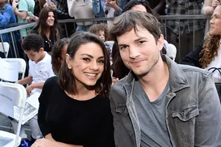 Счастливые Мила Кунис и Эштон Кутчер вместе появились на «Аллее славы» в Голливуде