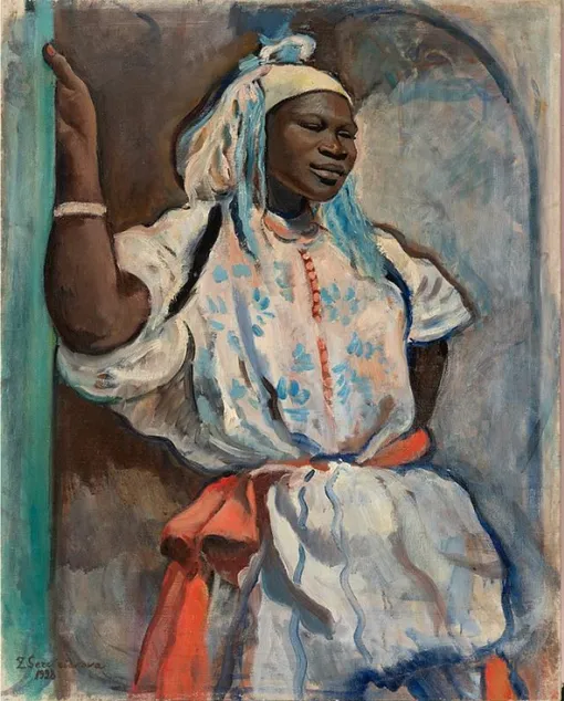 З.Е. Серебрякова. Марокканка в белом. 1928. ГРМ
