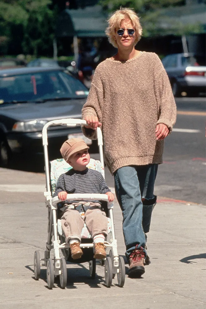 С сыном Джеком, 1992 год