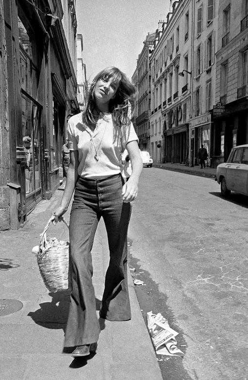 Джейн Бирки в Париже, 1971 год
