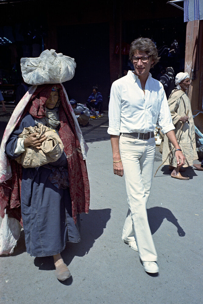 Ив Сен-Лоран в Марокко, 1972 год