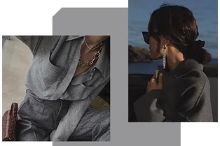 3 правила, как одеться в серый цвет с ног до головы и не выглядеть скучно