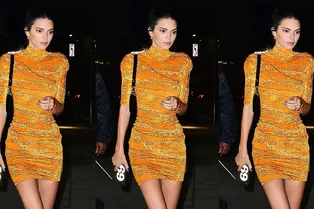 Кендалл Дженнер сочетает дерзкое мини Balenciaga и ботинки Dr. Martens