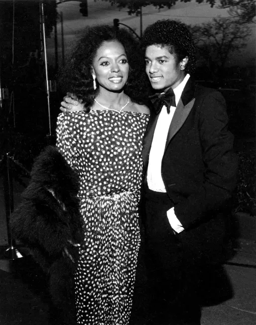 Дайана Росс и Майкл Джексон на церемонии «Оскар», 1981