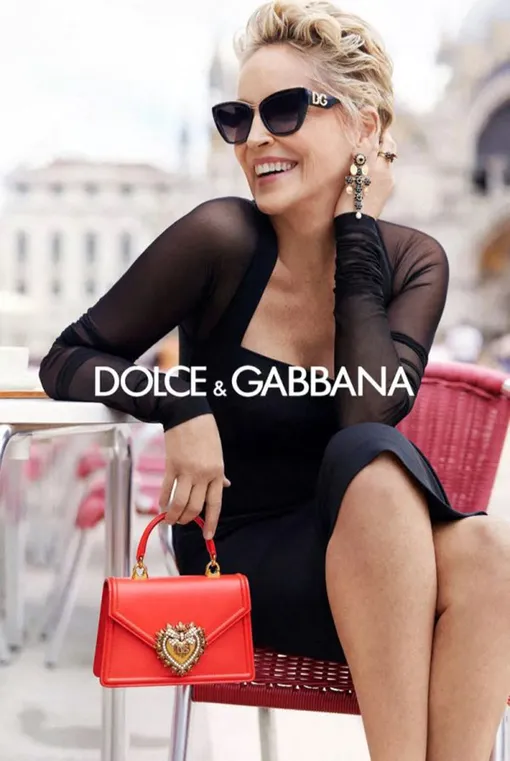 Шэрон Стоун в рекламной кампании Dolce & Gabbana, 2022