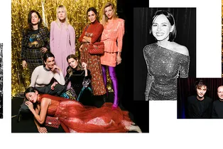 Елена Перминова, Вероника Хейлбрюннер и Оксана Лаврентьева на дне рождения ЦУМа