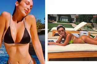 Финальный аккорд лета: купальники, которые звезды выбирают в этом августе