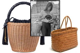 Этим летом вместо самых модных сумок носите плетеную корзину