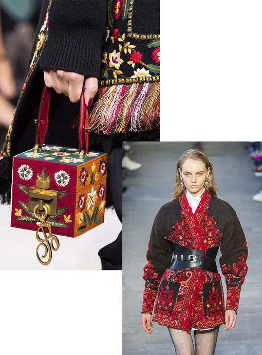 Oscar de la Renta и Etro осень-зима 2019/2020