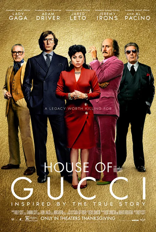 Постер к фильму «Дом Gucci»
