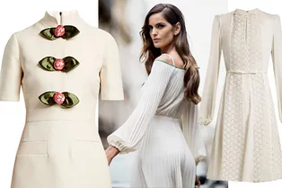 11 платьев цвета первого снега, которые разрушат стереотип, что белый только для невест