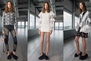 Женственные платья и цветочные бомберы: гардероб мечты в лукбуке Giambattista Valli