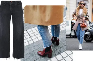 17 пар укороченных джинсов, которым не страшна осенняя слякоть: от белых до черных