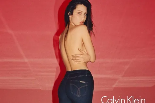 Белла Хадид в рекламной кампании Calvin Klein Белла Хадид в рекламной кампании Calvin Klein