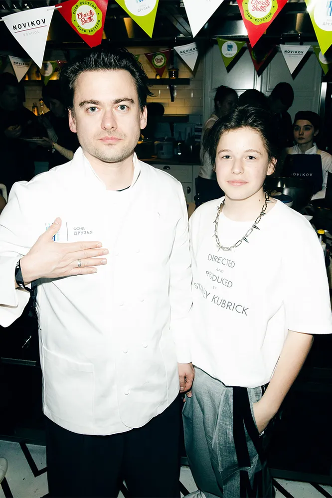 Борис Зарьков с сыном Лукасом