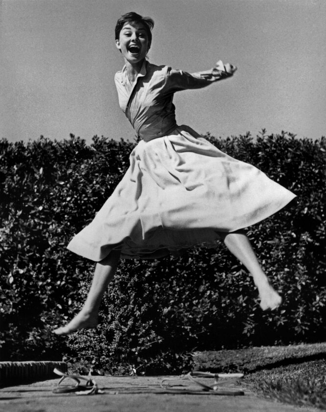 Одри Хепберн, 1955 © Philippe Halsman / Magnum Photos