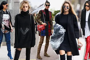 Как и с чем носить ботфорты: 24 идеи для любого роста и типа фигуры