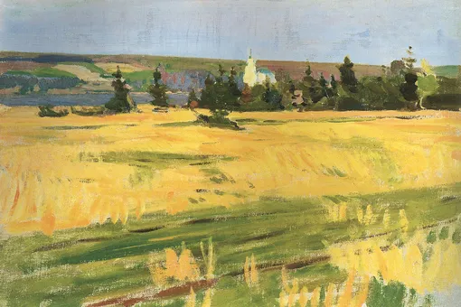 Левитан Исаак. «Рожь», 1880-е Левитан Исаак. «Рожь», 1880-е