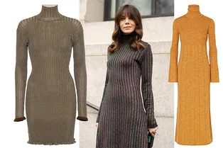 9 универсальных платьев-водолазок, которые можно носить круглый год