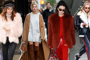 Как одеваться этой зимой: мастер-класс от Кендалл Дженнер, Кайи Гербер и Беллы Хадид