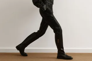 Какие брюки можно носить с сапогами