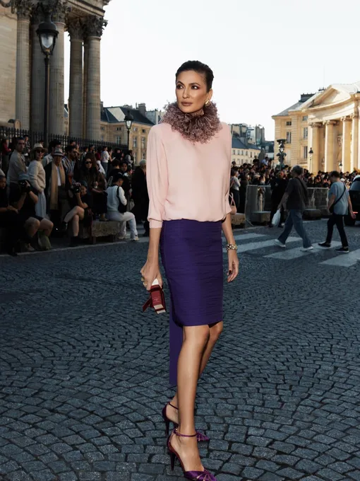 Cнежана Георгиева на показе Valentino