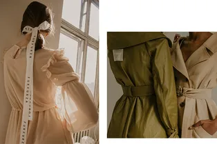 Платья для тургеневских барышень и тренчи на голое тело в новой коллекции Furfurza