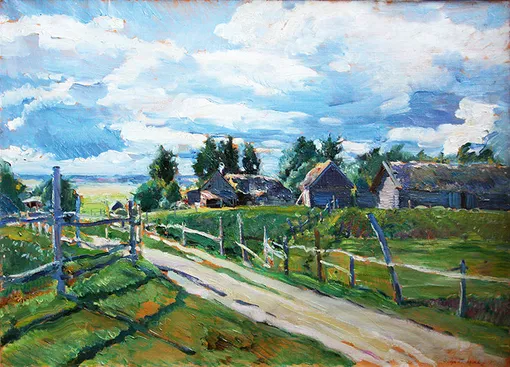 Сергей Виноградов. Монастырь. Весна идет. 1923. Холст, масло. Частное собрание. 2021 Hans Sierat, Courtesy of the Serge Rachmaninoff Сергей Виноградов. Монастырь. Весна идет. 1923. Холст, масло. Частное собрание. 2021 Hans Sierat, Courtesy of the Serge Rachmaninoff