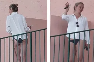 49-летняя Ума Турман без стеснения демонстрирует фигуру во время отпуска в Италии