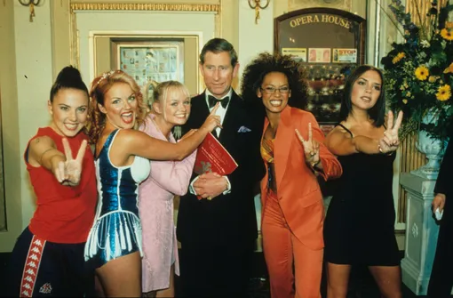 Spice Girls и принц Чарльз, 1997 год