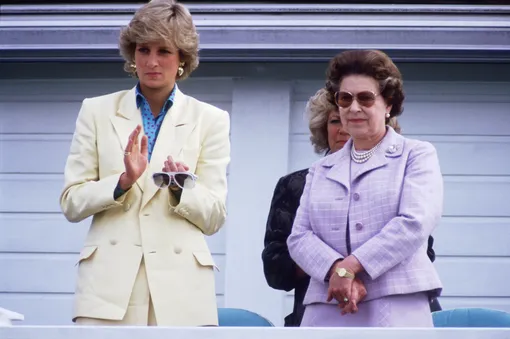 Принцесса Диана и Елизавета II, 1987