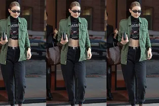 Холода ей не страшны: Джиджи Хадид носит кроп-топ даже в январе