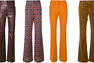 Брюки клеш: 15 классических моделей для эффекта бесконечно длинных ног и настроения 70-х