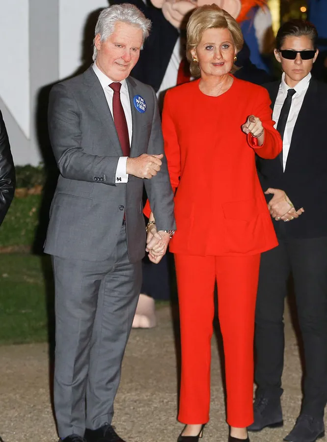 Орландо Блум и Кэти Перри в образе четы Клинтон