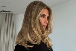 «Замшевый» блонд — модное зимнее окрашивание с естественным эффектом