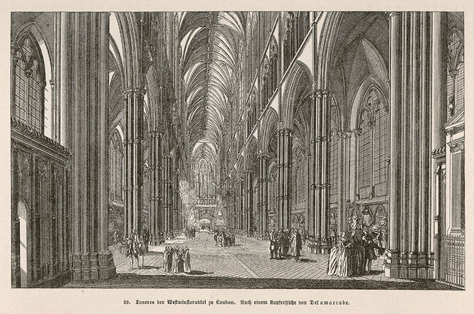 Вестминстерское аббатство в XVIII веке